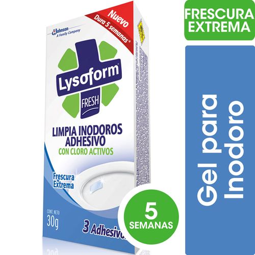 Adhesivo Desinfectante Inodoro Lysoform Frescura 30gr