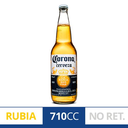 Cerveza Corona Rubia 710 Ml