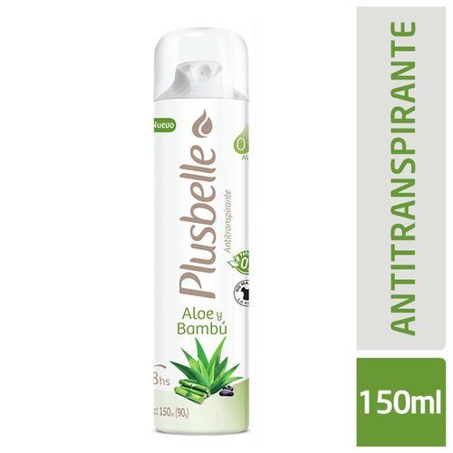 Desodorante Plusbelle Aloe-bambu 150ml