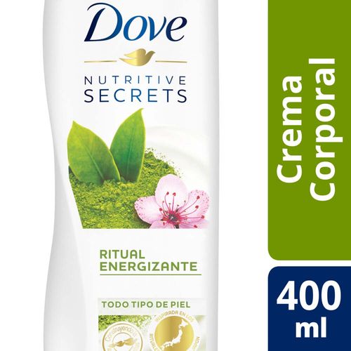 Crema Corporal Ritual Dove Energizante Matcha 400 Ml