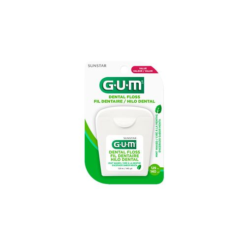Hilo Dental Gum Encerado Sabor Menta