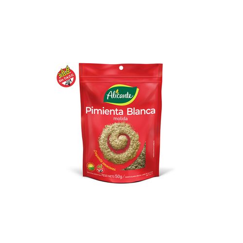 Pimienta Blanca Molida Alicante 50 Gr