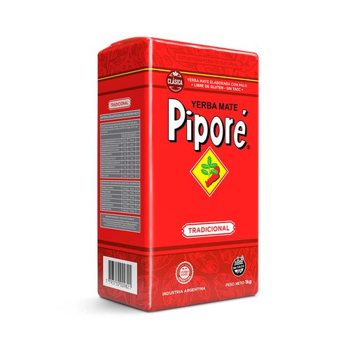 Yerba Pipore Con Palo Tradicional Clasica 1k