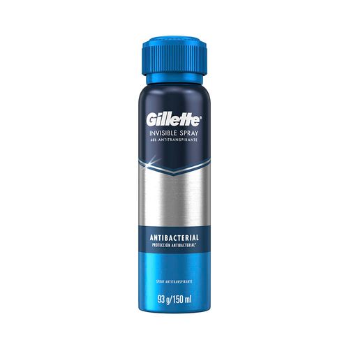 Antitranspirante Gillette Antibacterial 150ml
