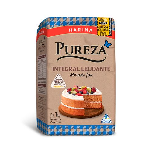 Harina Pureza Integral Leudante X1k