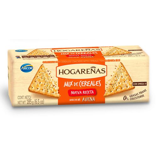 Galletitas Hogareñas Mix De Cereal X185g