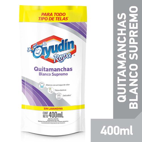 Quitamanchas Ayudín Blanco Supremo (doy Pack) 400 Ml