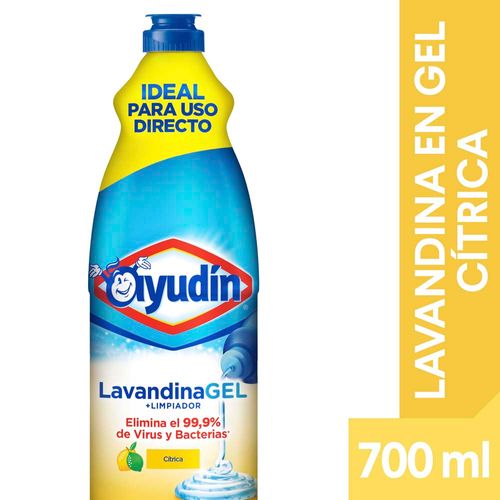 Ayudín Lavandina En Gel Citrica 700ml