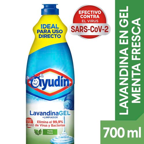 Ayudín Lavandina En Gel Menta 700ml