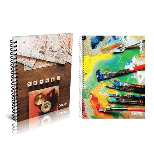 Cuaderno America Shoot 120 Hojas Rayadas Espiral