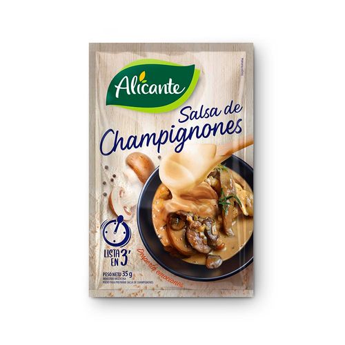 Salsa En Polvo Champignones  Alicante 35 Gr