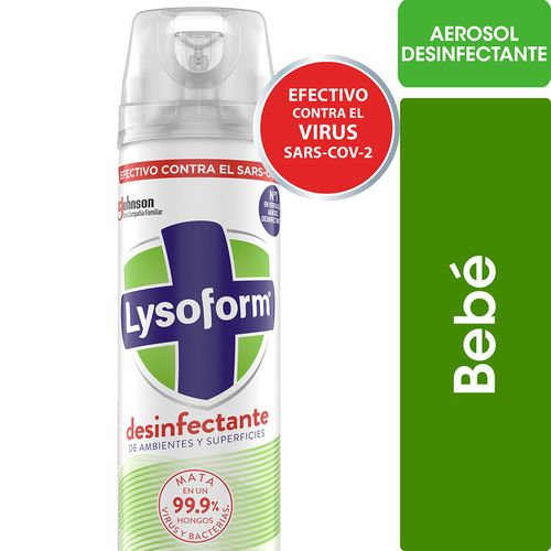 Desinfectante De Ambiente Lysoform Bebe 360cc