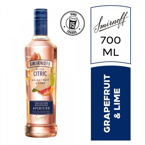 Vodka Smirnoff Grapefruit 700 Ml