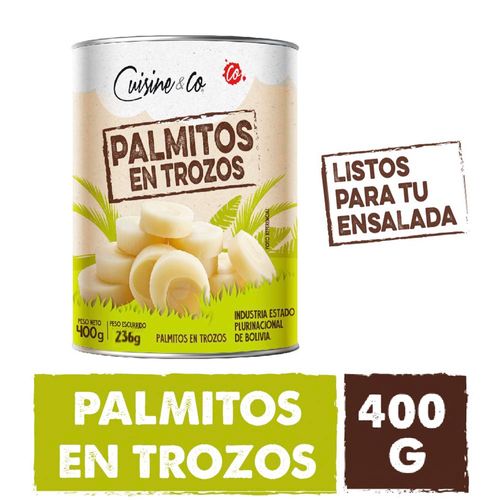 Palmitos En Trozos 400 Gr Cuisine & Co Nbe Mp