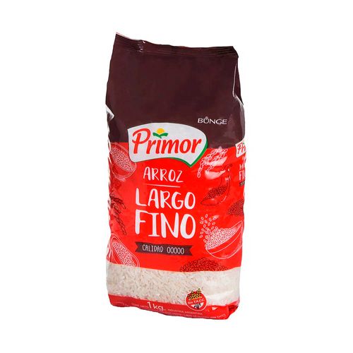 Arroz Largo Fino Primor 1 Kg