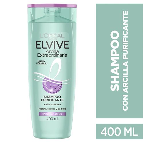 Shampoo Elvive Arcilla Purificante 400 Ml