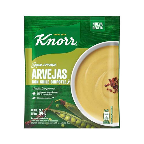 Sopa Crema Arvejas  Knorr 64 Gr