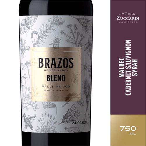 Vino Zuccardi Brazos De Los Andes 750 Cc