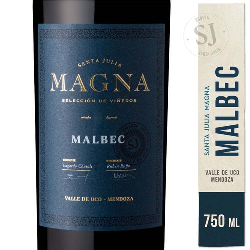Vino Santa Julia Magna Malbec X 750 Cc