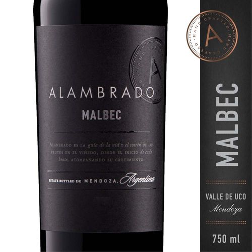 Vino Alambrado Malbec X 750 Cc