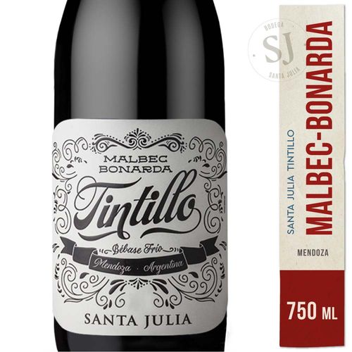 Vino Santa Julia Tintillo Malbec Bonarda 750 Ml