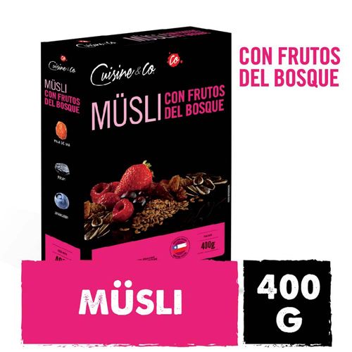 Muesli Frutos Rojos Cuisine & Co 400 Gr