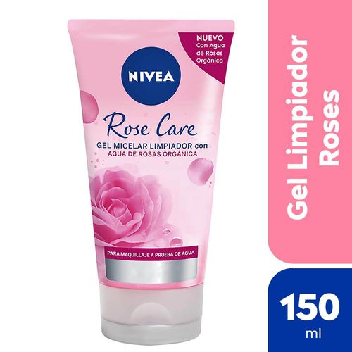 Gel Limpiador Nivea Rose Care 150 Ml