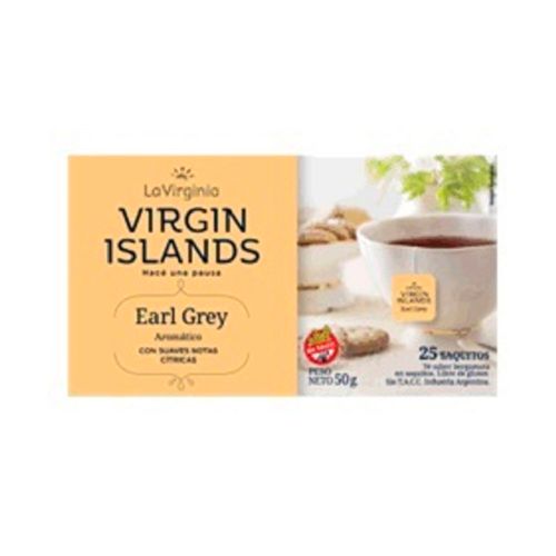 Te Virgin Islands Earl Grey X50gr