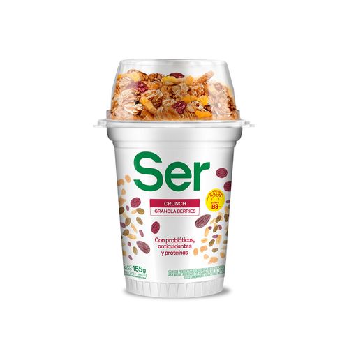 Yogur Ser C/cereal Berries 155g