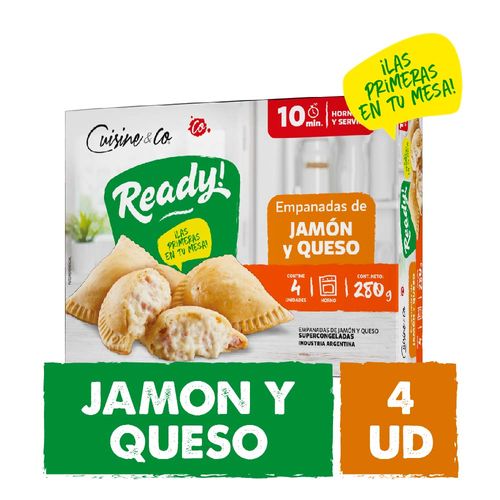 Empanadas Cuisine & Co Jamon Y Quesoÿ X4u