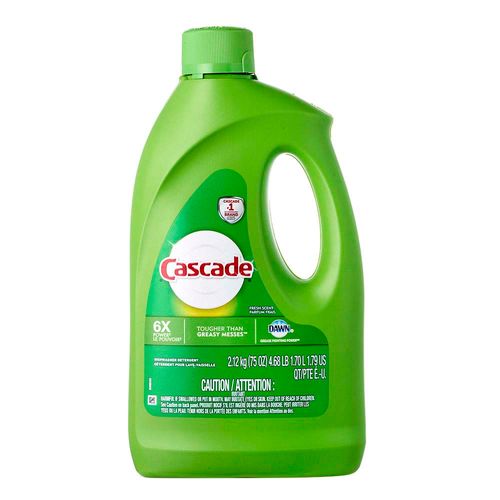 Detergente Para Máquina Cascade Gel Fresh 1,70 L