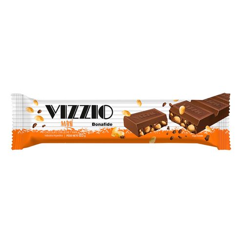Chocolate Vizzio Con Leche Y Mani 85g