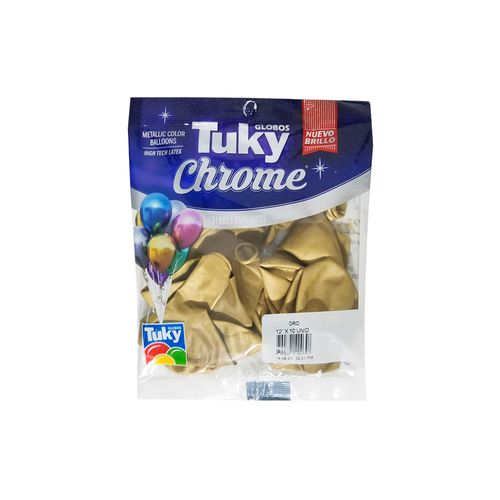 Globos Chrome Dorado X6u Tuky Chrome