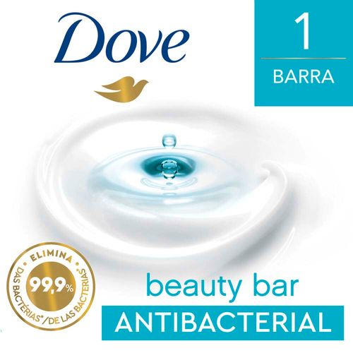 Jabón En Barra Dove Antibacterial Cuida & Protege 90 G