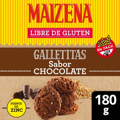Galletitas Maizena Chocolate Con Semillas 180 G