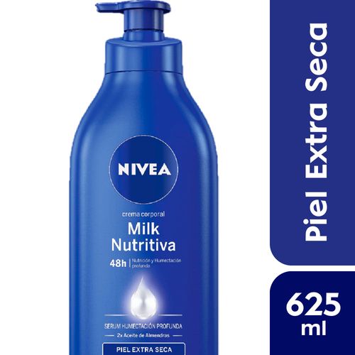Crema Corporal Nivea Milk Nutritiva 625ml