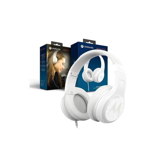 Auricular Motorola Xt 120 Blanco Over Ear