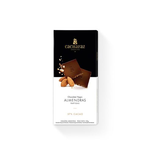 Chocolate Cachafaz Amargo Almendras Partidas 1