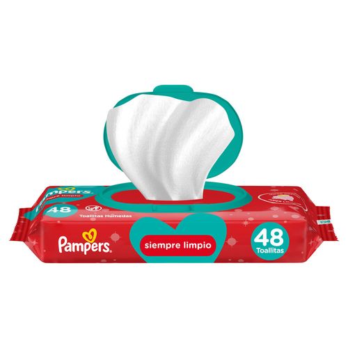 Toallitas Humedas Pampers Siempre Limpio 48 U