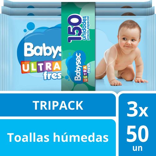 Toallitas Húmedas Babysec Ultra X 150