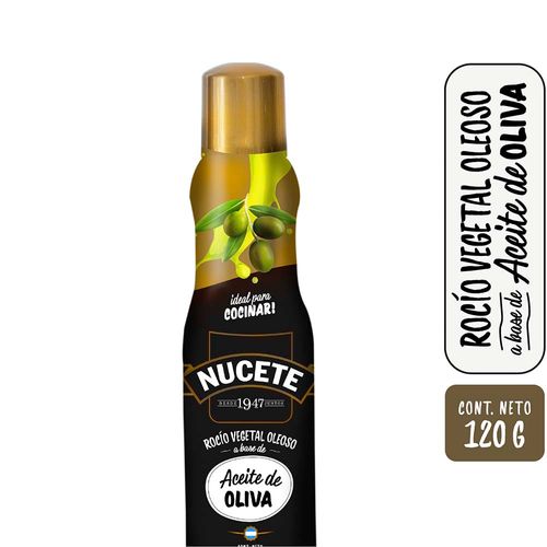 Aceite Rocio Vegetal De Oliva Nucete 120 Gr