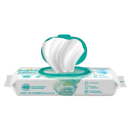 Toallitas Húmedas Pampers Limpieza Delicada 48 U