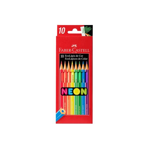 Ecolápiz De Color Neón 120410N X 10Un Faber Castell