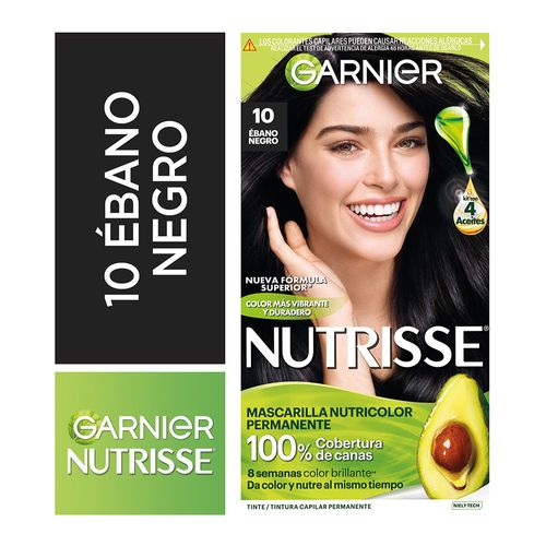 Coloracion Nutrisse Nutricolor Permanente  Ebano Negro 10