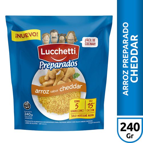 Lucchetti Arroz Preparado Cheddar X240g