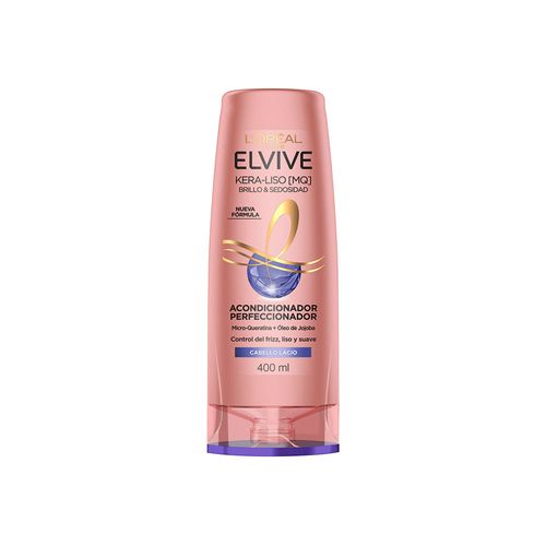 Acondicionador Elvive Kera Liso Brillo Sedosidad 400 Ml