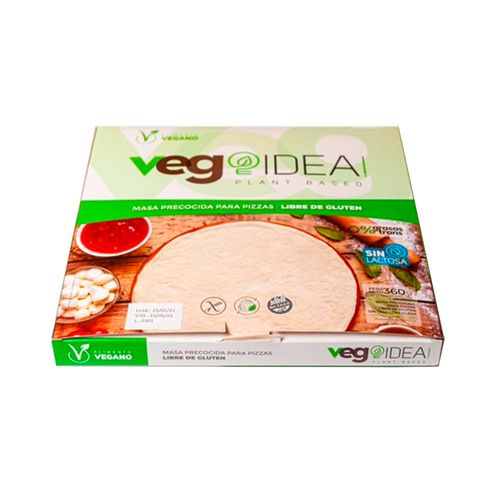 Masa Para Pizza Veg-idea 360 Gr X 2 U