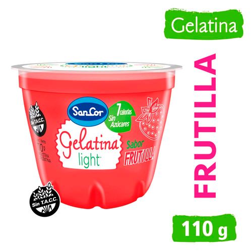 Gelatina Light Sancor Frutilla 110 Gr