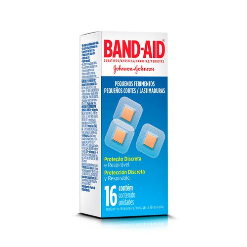 Apósitos Adhesivos Sanitarios Band-aid Pequeñas Lastimaduras 16 U