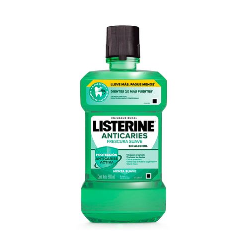 Enjuague Listerine Anticaries 500ml